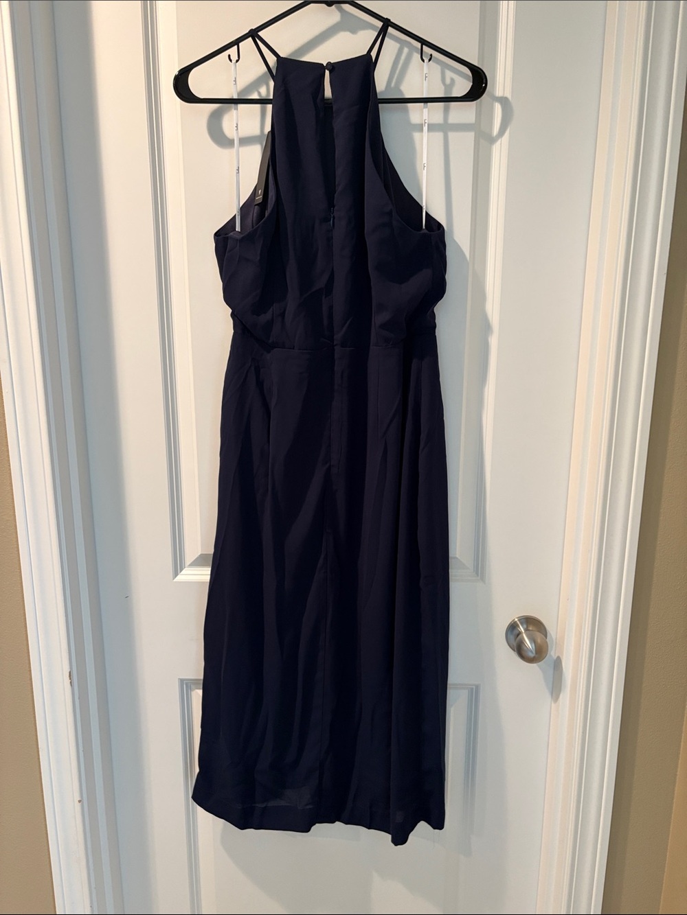 Lulus | Dreamy Date Night Navy Blue Sleeveless Midi Dress (NWT) - Picture 9 of 10